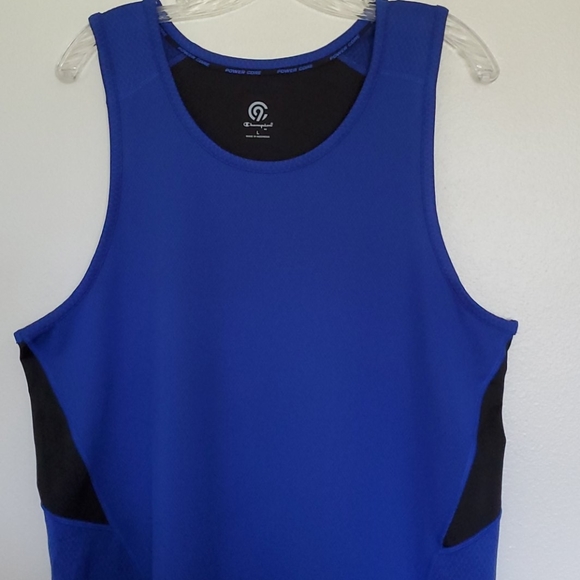 Champion Blue & Black Tank Top - L - Picture 3 of 8